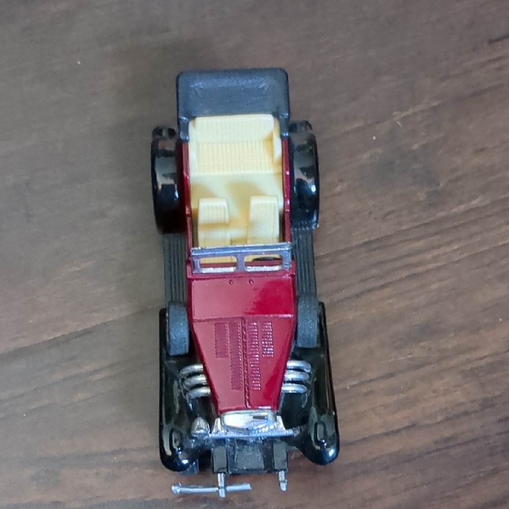 Classic Red and Black Toy Car